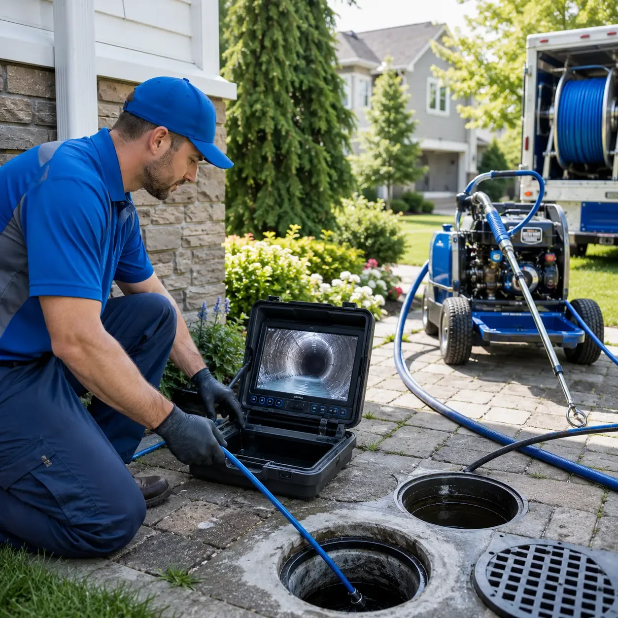 Outdoor drain cleaning professionals serving Combs, KY